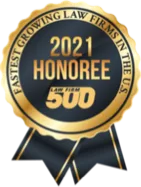 Law Firm 500 Fastest Growing Law Firms in the US 2021 Honoree