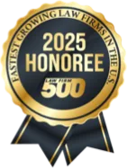 Law Firm 500 Fastest Growing Law Firms in the US 2025 Honoree